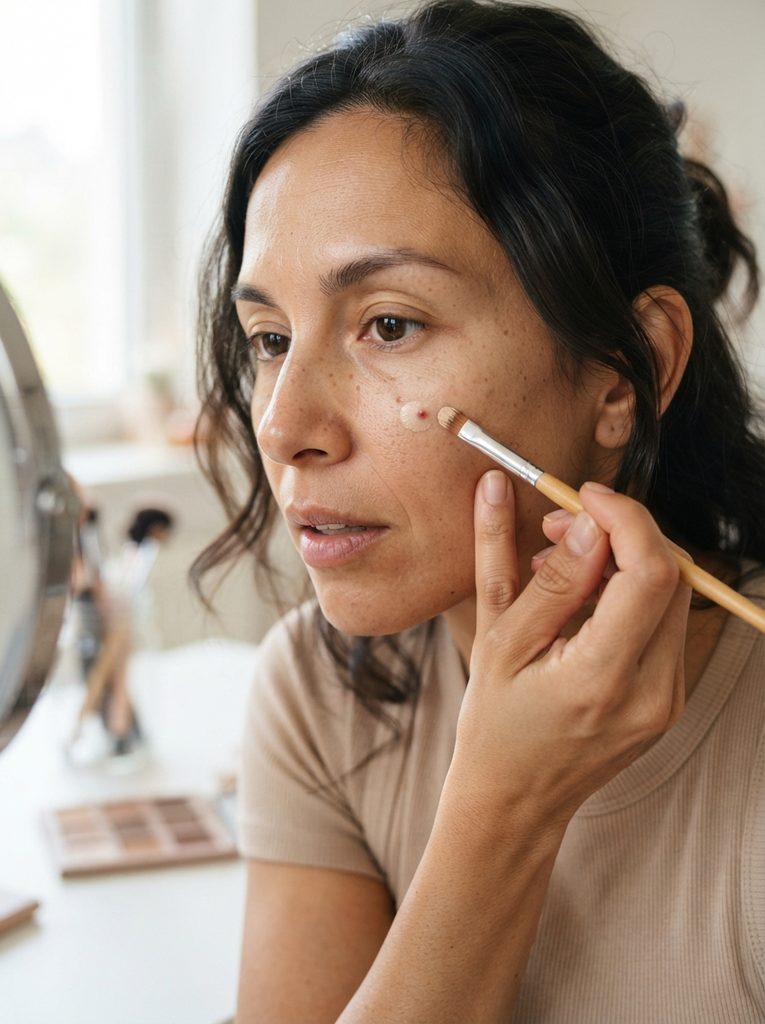 How To Hide Pimples With Concealer