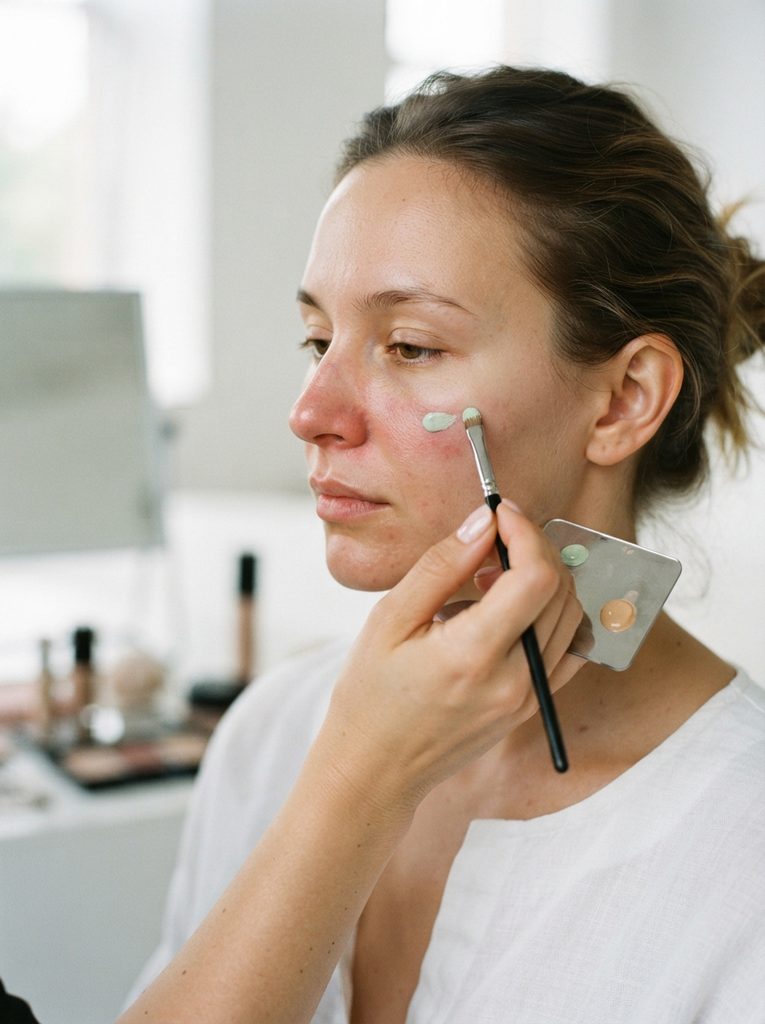 How To Cover Acne With Makeup for Redness and Discoloration