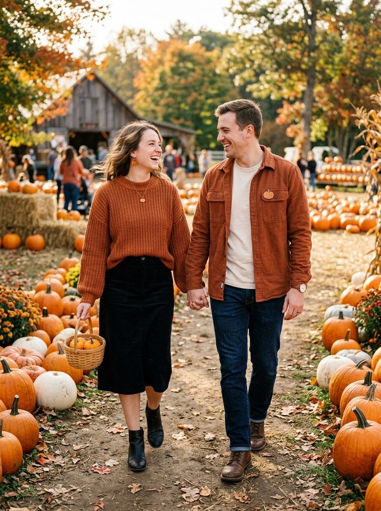 Cute Couples Costumes With a Classic Pumpkin Theme