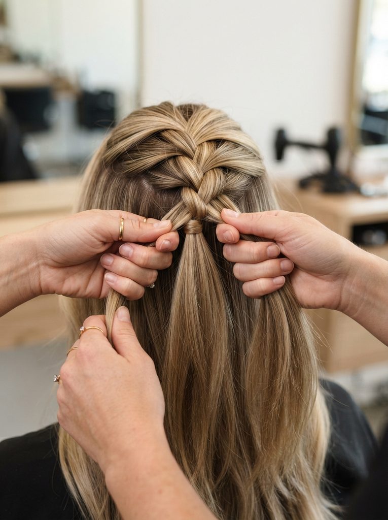 Divide the Hair Into Three Strands