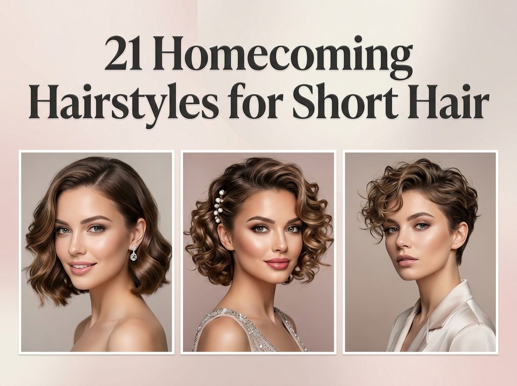Homecoming Hairstyles for Short Hair