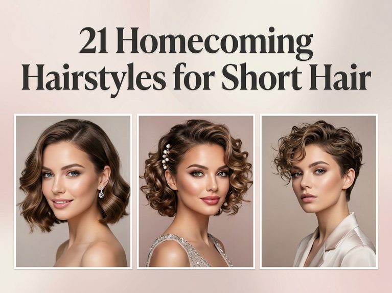 Homecoming Hairstyles for Short Hair