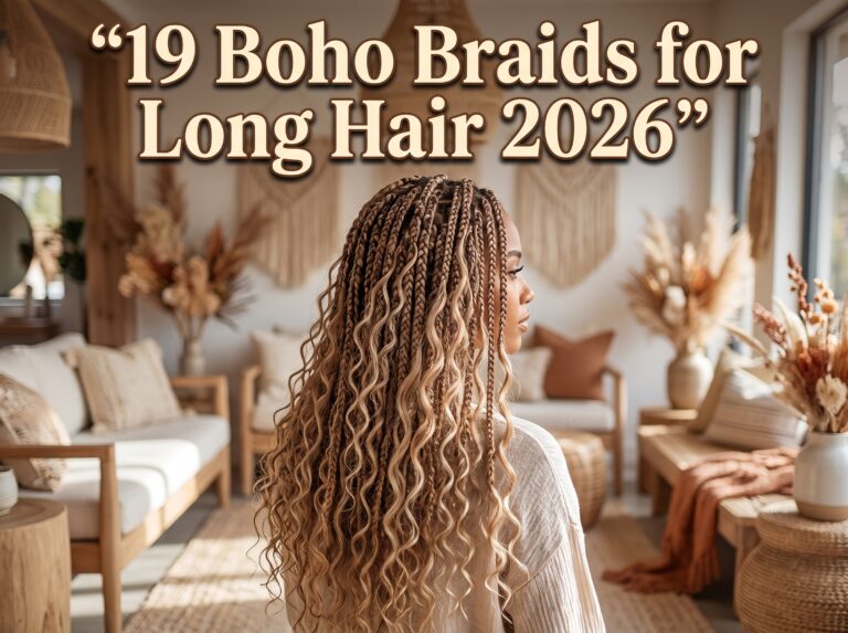 Boho Braids for Long Hair