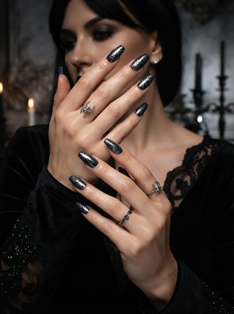 Silver Spiderweb Chrome