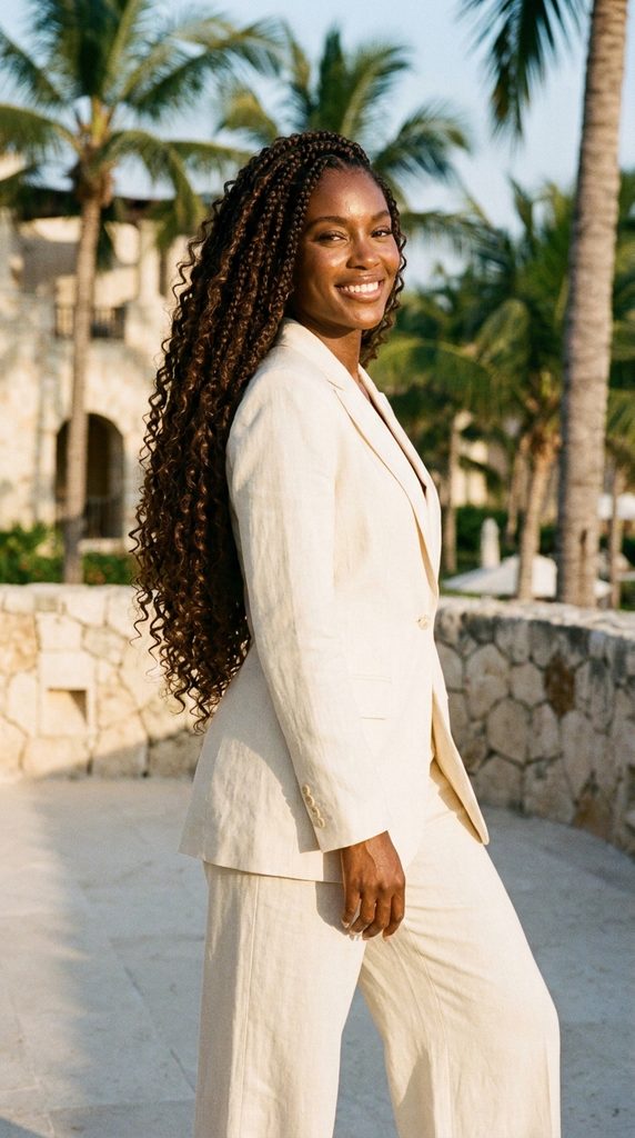 French Curl Braids