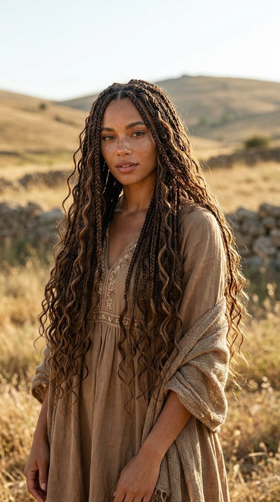 Boho Braids for Long Hair