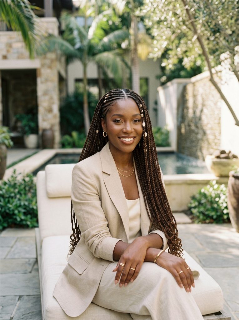 Knotless Fulani Braids With Long Length