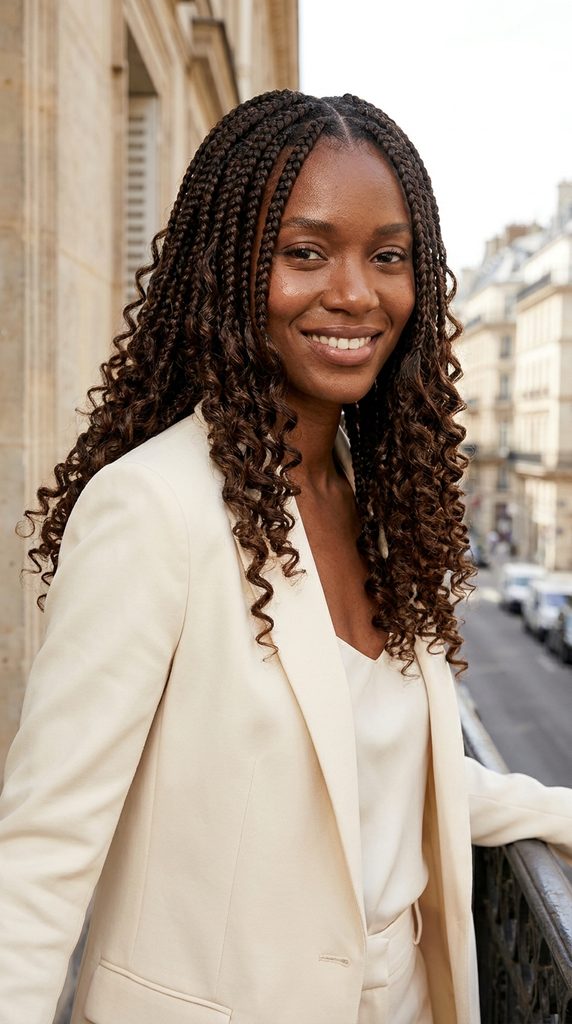 French Curl Braids