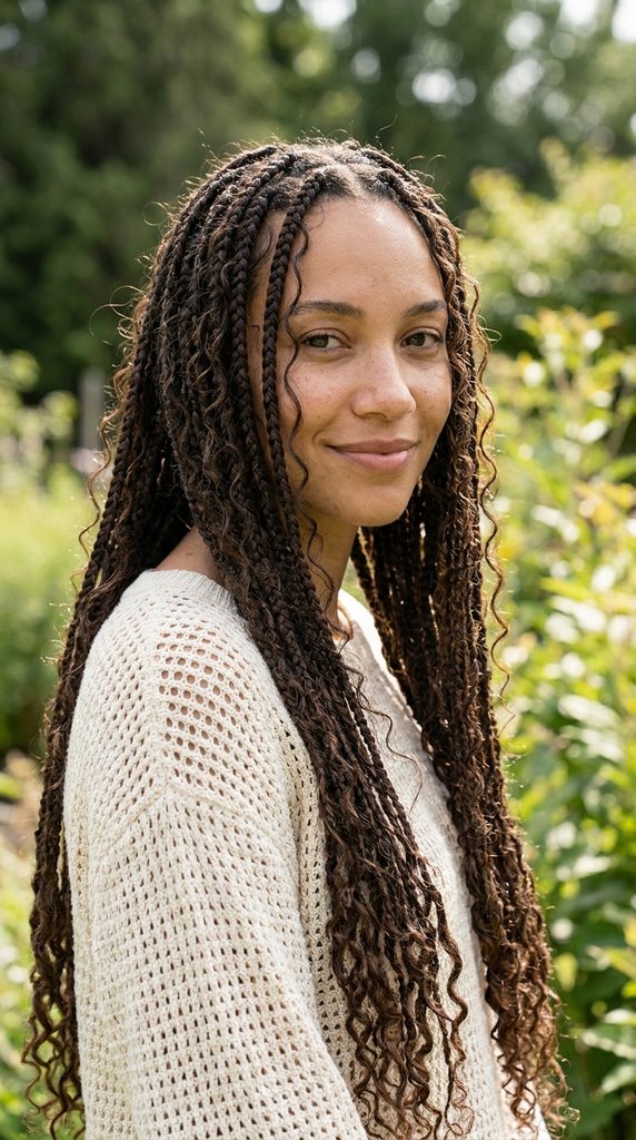 Boho Braids for Long Hair