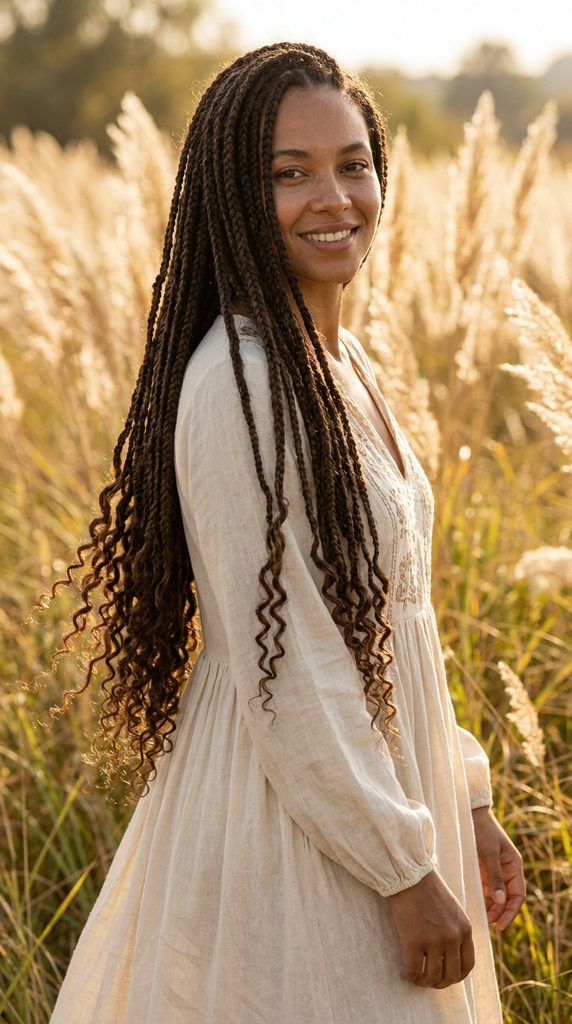 Boho Braids for Long Hair