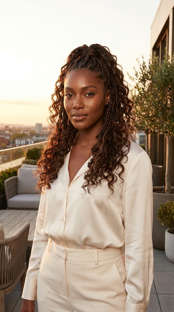 French Curl Braids
