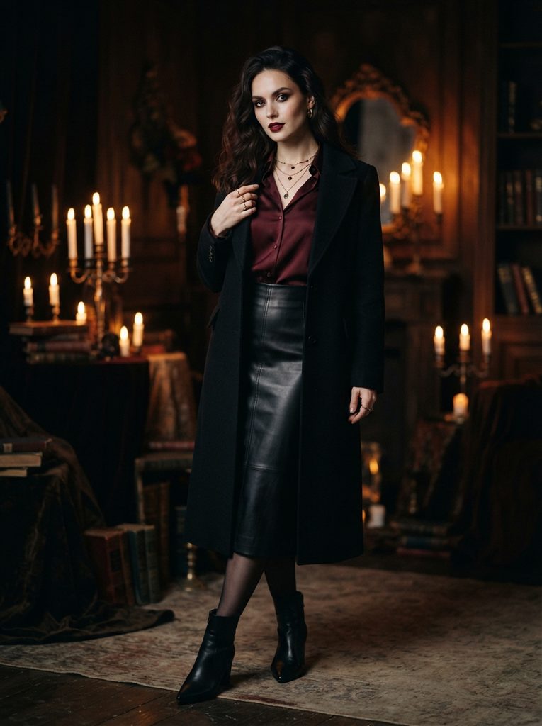 Halloween Outfits Vampire Inspiration With a Modern Gothic Style