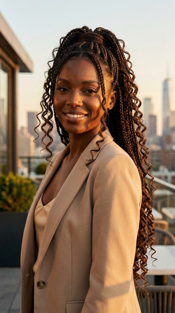 French Curl Braids