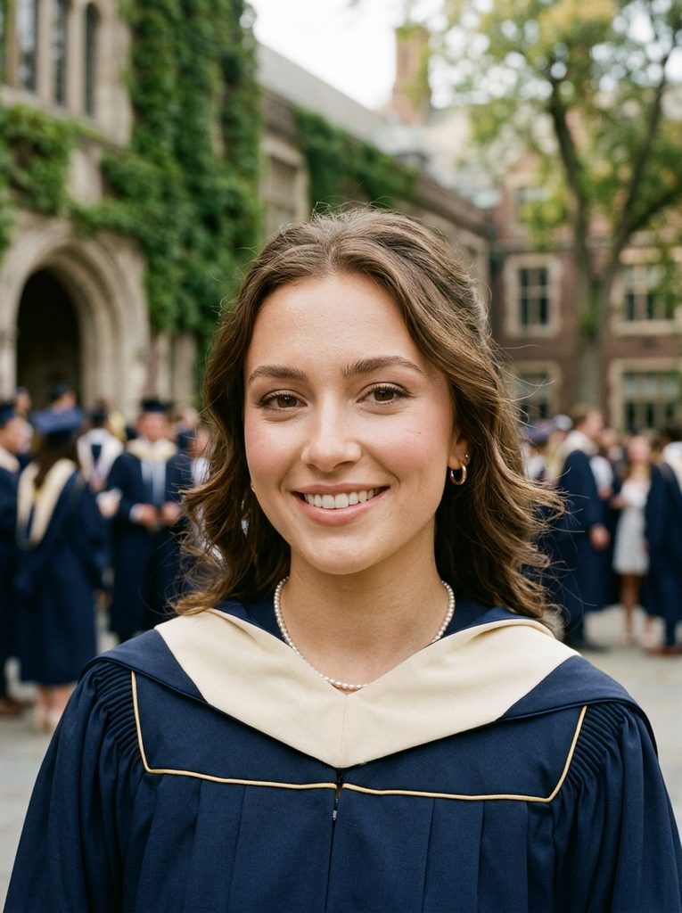 Elegant Minimal Glam for a Fresh Graduation Makeup Look