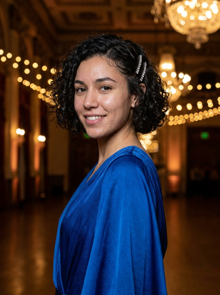 Curly Bob With Crystal Barrettes