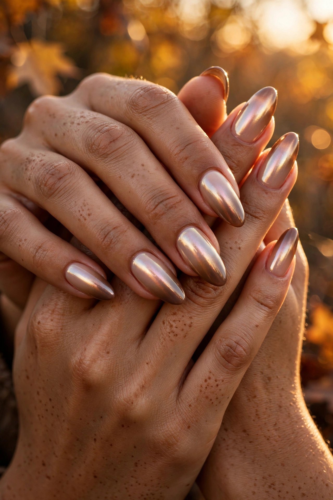 Glazed ombre nails