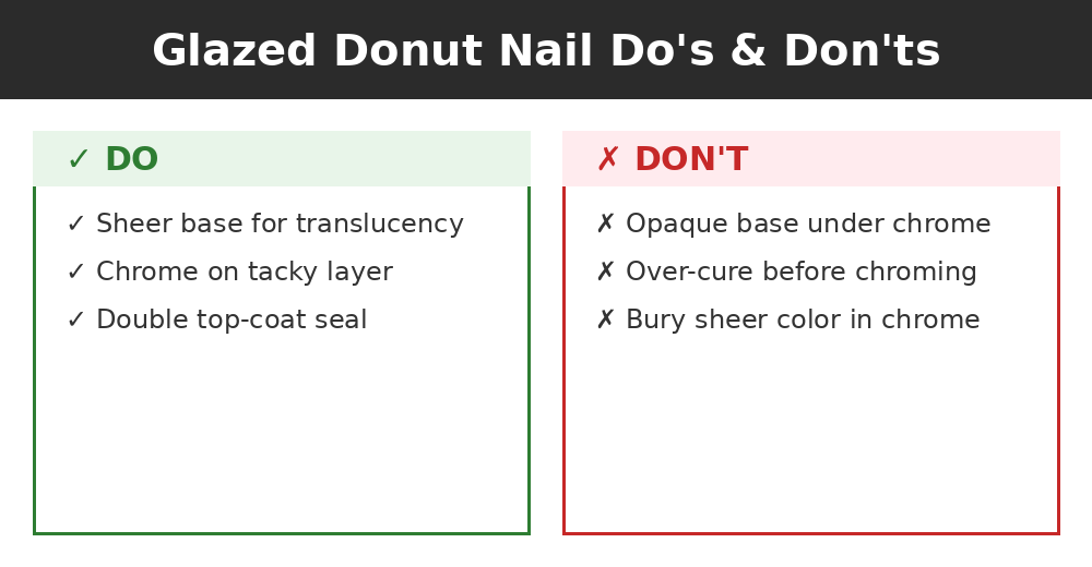 Do's and don'ts infographic
