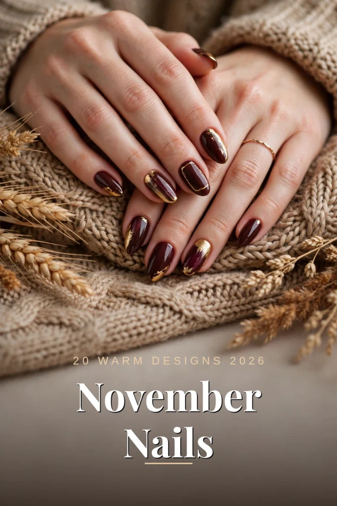 November Nails 2026 warm designs cover