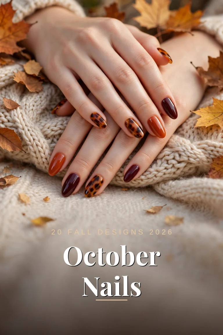 October Nails 2026 fall designs cover