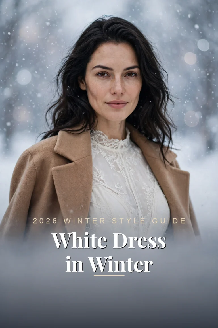 White Dress in Winter 2026 style guide cover